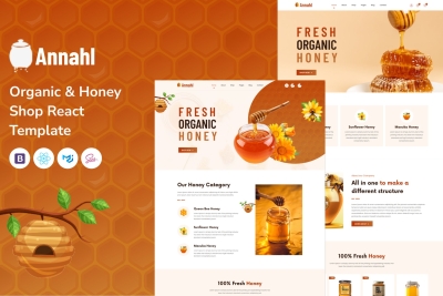 Annahl - Beekeeping and Honey Shop React Template