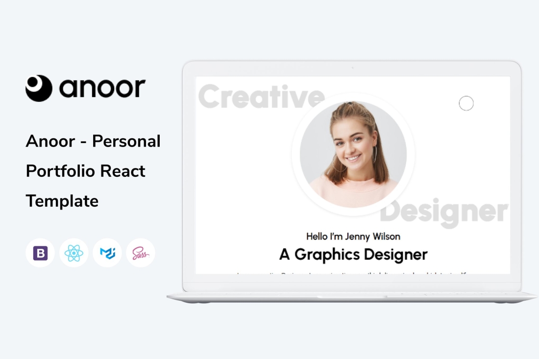 Anoor - Personal Portfolio React Template