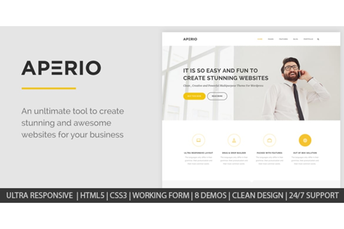 Aperio - Multipurpose HTML Template