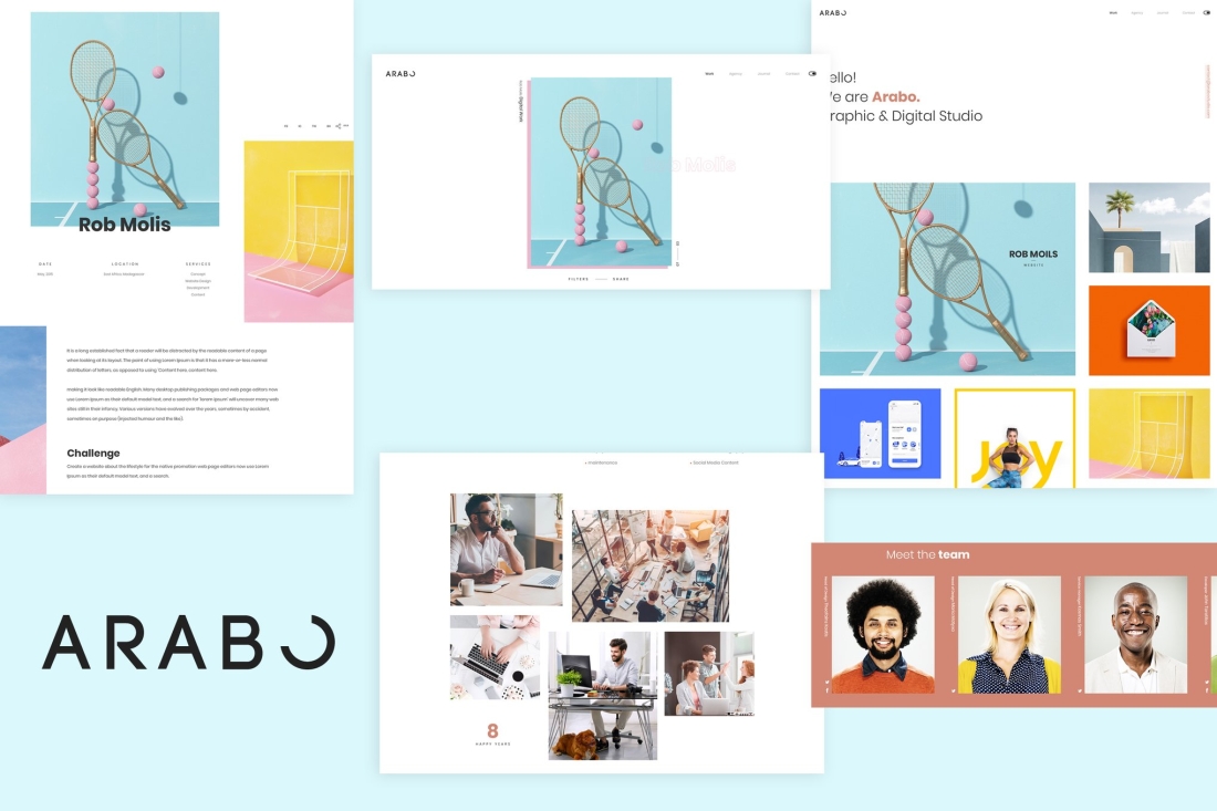 Arabo - Creative Portfolio Template