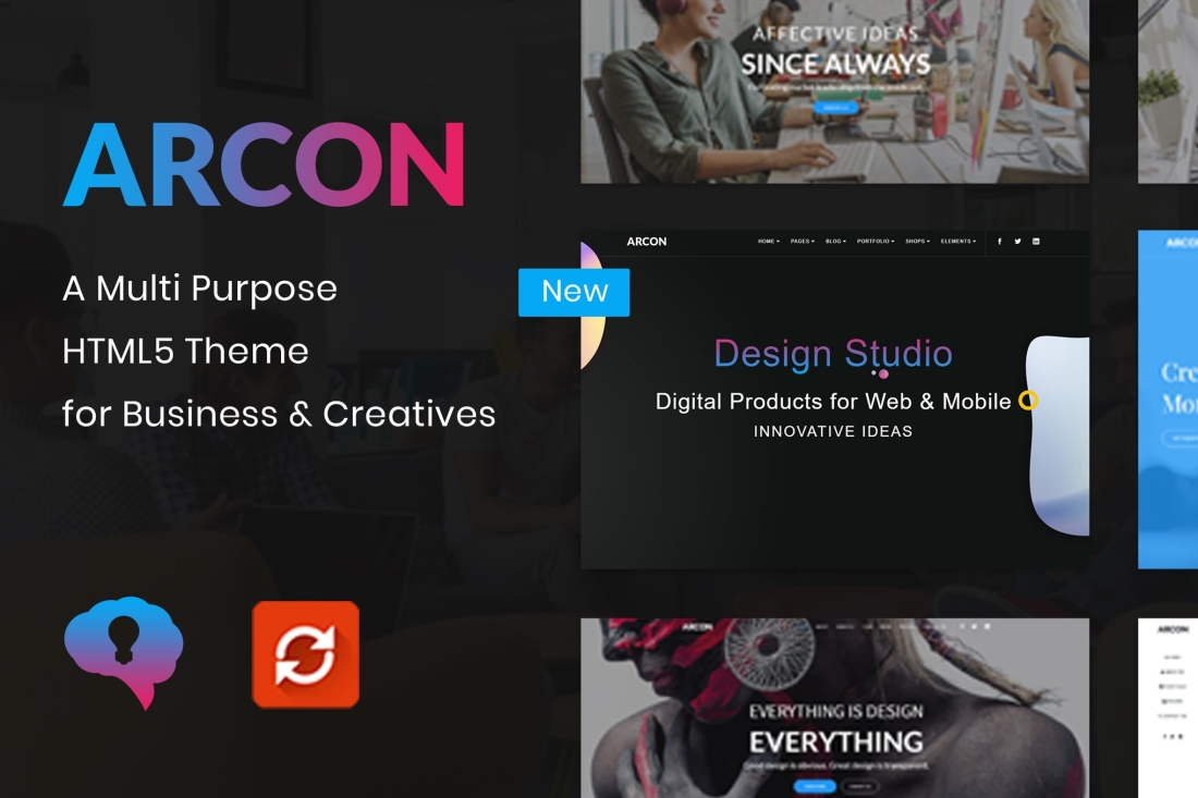 Arcon - Creative Multi-Purpose HTML Template
