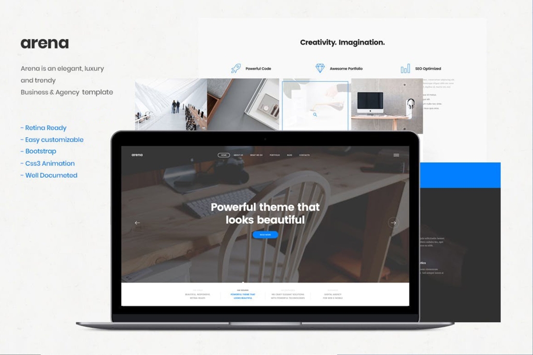 Arena - Business & Agency HTML5 Template