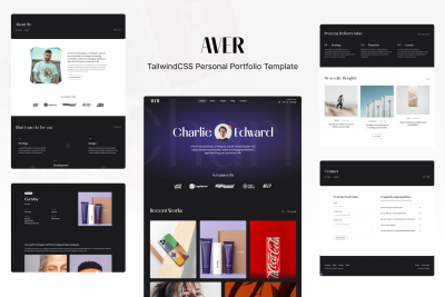 Aver - Personal Portfolio and Blog Template