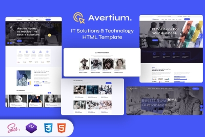Avertium – IT Solutions & Technology HTML Template