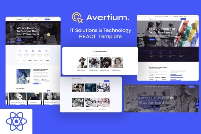 Avertium – IT Solutions & Technology REACT Templat