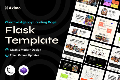 Aximo - Flask - Creative Agency Bootstrap Template