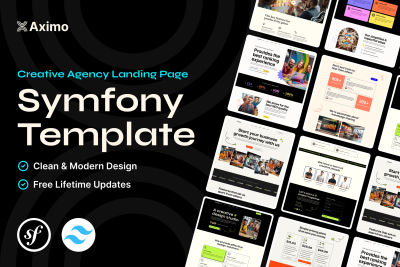 Aximo - Symfony Creative Agency Tailwind Template