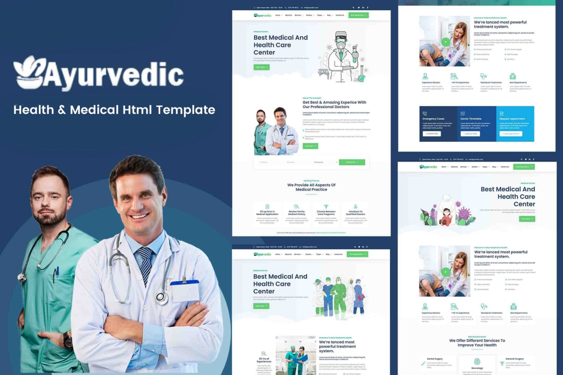 Ayurvedic - Health & Medical Html Template