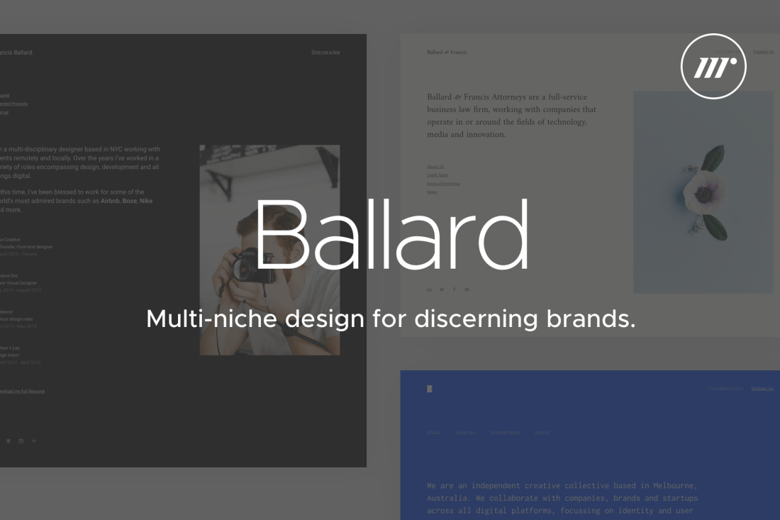 Ballard | CV, Agency, Law & Restaurant Template