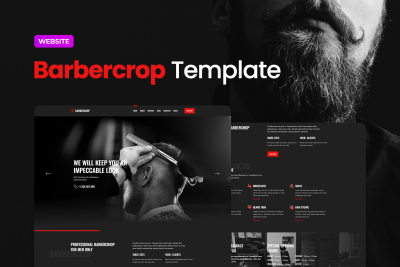 Barbershop Website Template