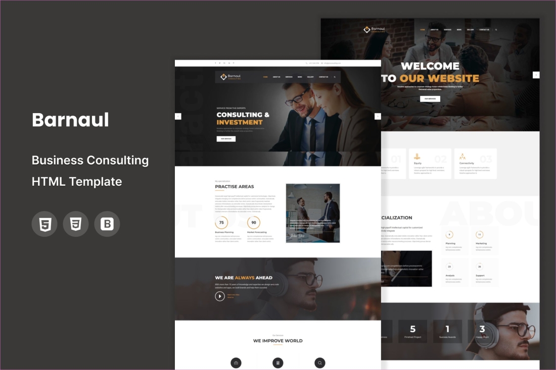 Barnaul - Business Consulting HTML Template