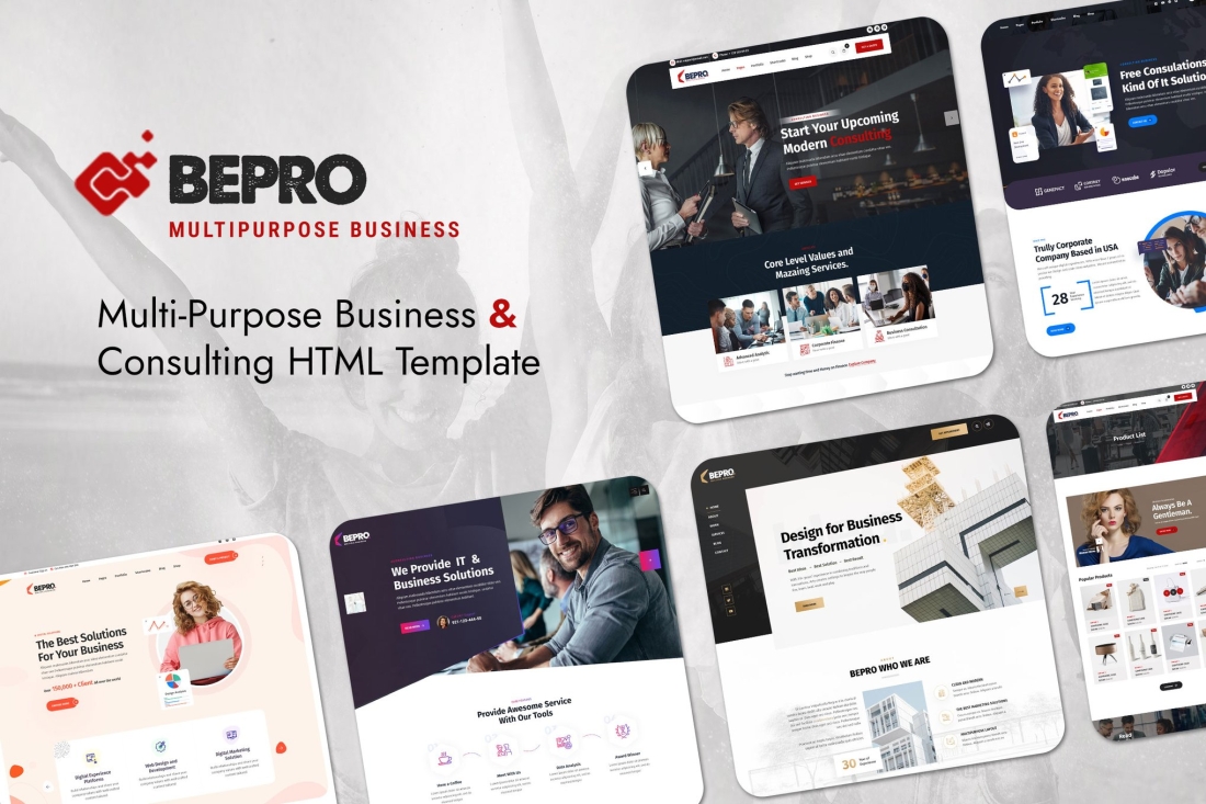 Bepro - Multipurpose Business HTML Template
