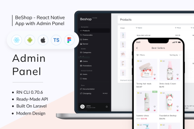 BeShop - Beauty Store App with Backend