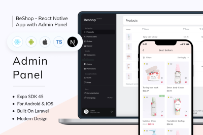 BeShop - Beauty Store App with React Next JS