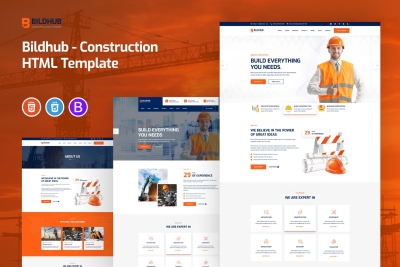 Bildhub - Construction HTML Template