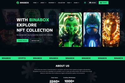 Binabox - NFT Portfolio React Template