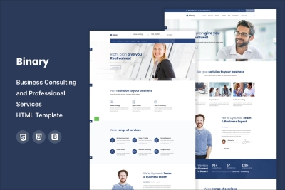 Binary - Business Consulting HTML Template
