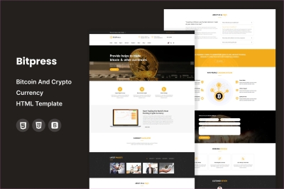 Bitpress - Bitcoin HTML Template