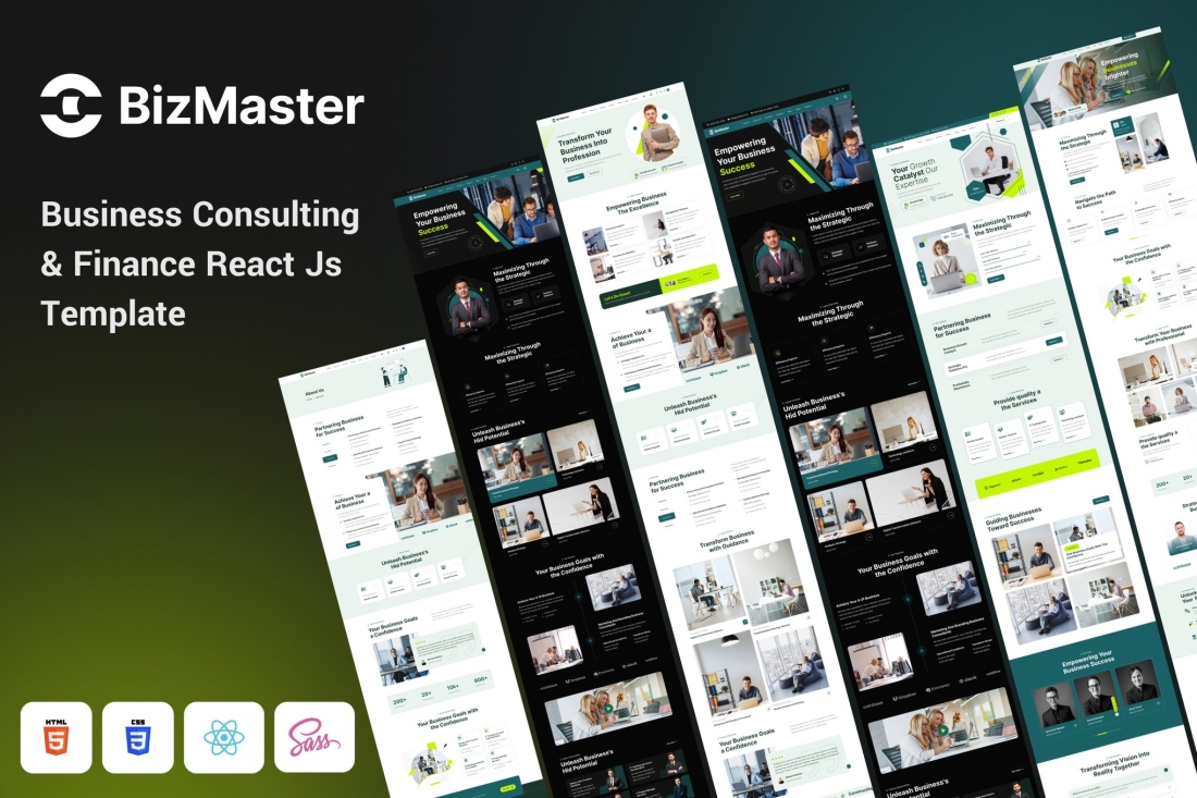 BizMaster - Business Consulting & Finance React Js
