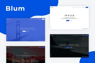 Blum - Responsive Coming Soon Template