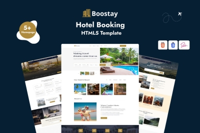 Boostay - Hotel Booking HTML Template
