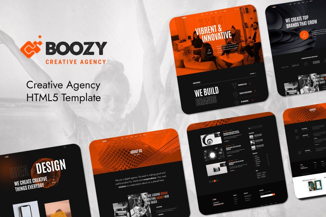 Boozy - Creative Agency HTML5 Template