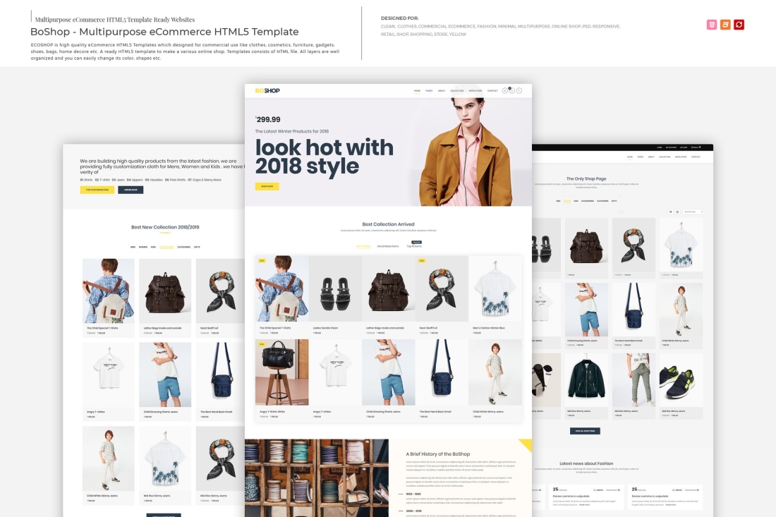 BoShop - Multipurpose eCommerce HTML5 Template