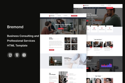 Bremond -Consulting and Professional HTML Template