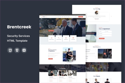 Brentcreek - Security Services HTML Template
