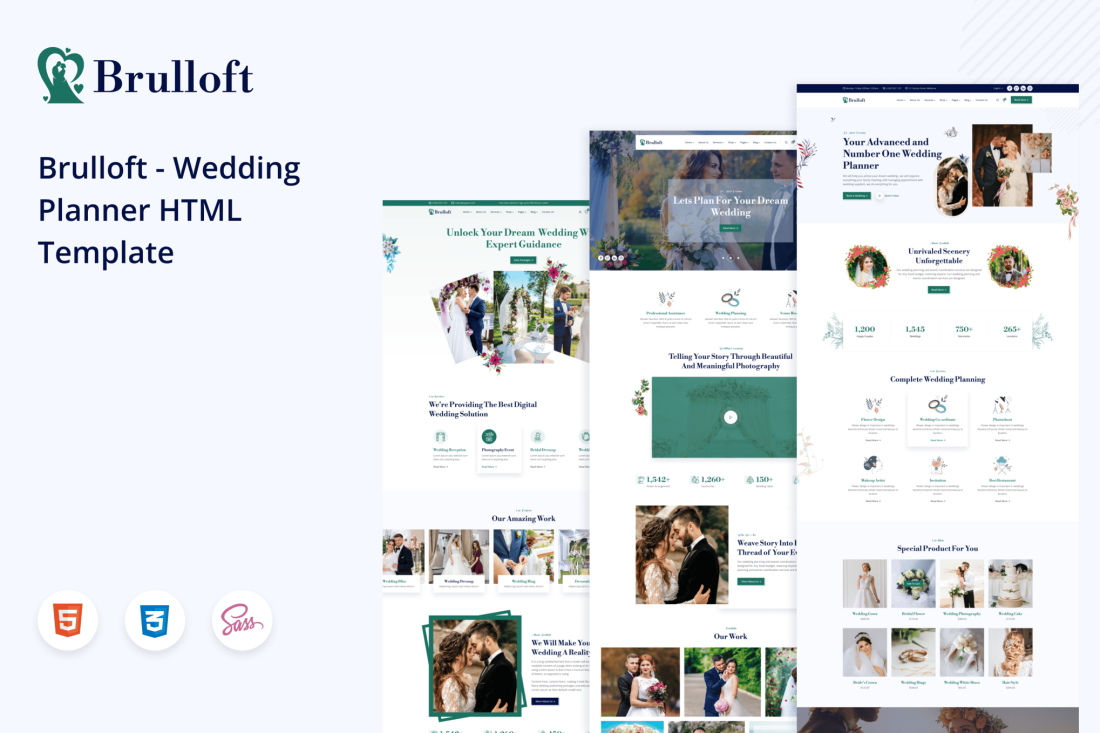 Brulloft – Wedding Planner HTML5 Template