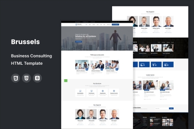 Brussels - Business Consulting HTML Template