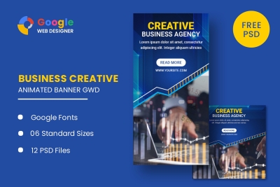 Business Agency Animated Banner Google Web Design