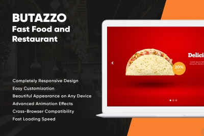 Butazzo - Fast Food and Restaurant Responsive