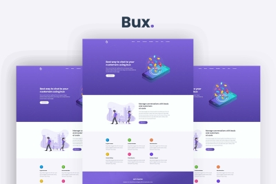 Bux - Startup and SaaS Template