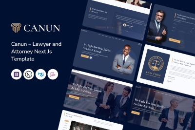 Canun – Lawyer and Attorney Next Js Template