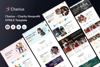 Charius - Charity Nonprofit HTML5 Template