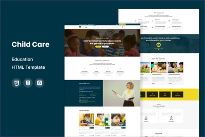Child Care - Education HTML5 Template