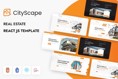 CityScape – Real Estate React Js Template