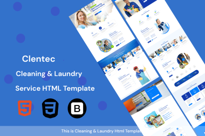 Clentac - Cleaning Services Html  Template