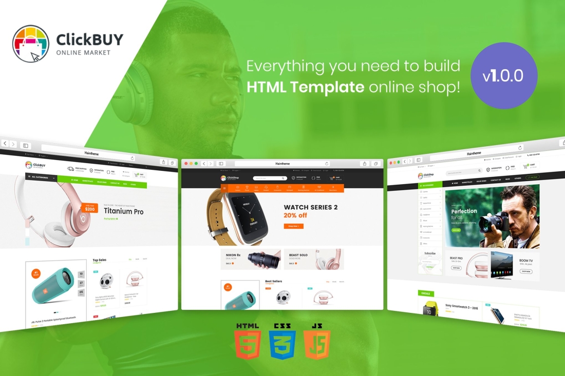 ClickBuy | Multi Store Responsive HTML Template