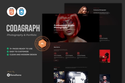 Codagraph - Photography & Portfolio HTML Template