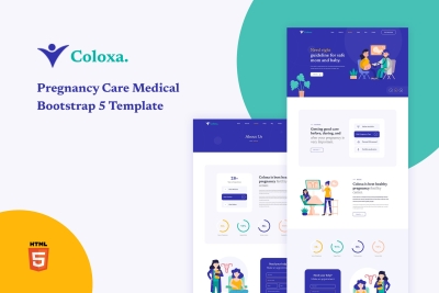Coloxa - Pregnancy Care Medical Bootstrap 5 Templa