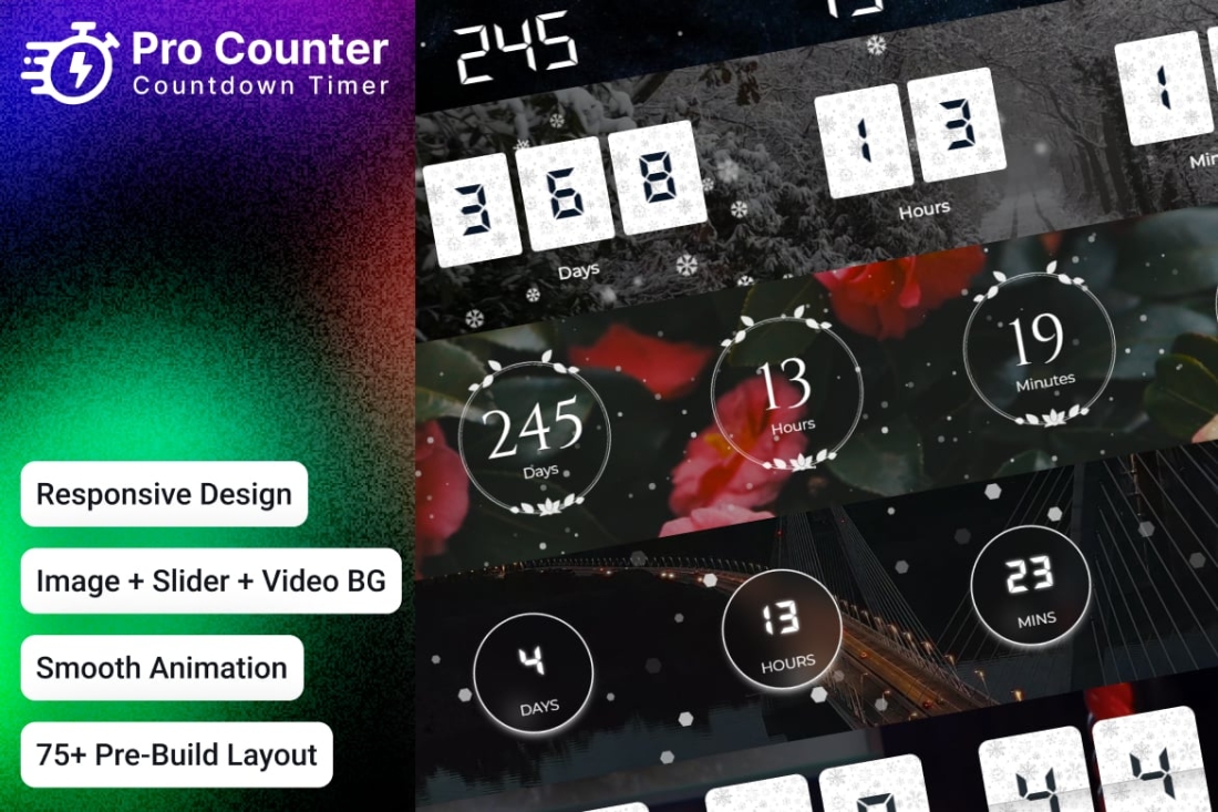 Coming Soon Countdown Timer Template - ProCounter