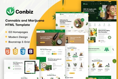 Conbiz | Medical Marijuana & CBD Oil HTML Template