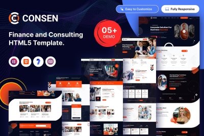 Consen – Finance and Consulting Template.