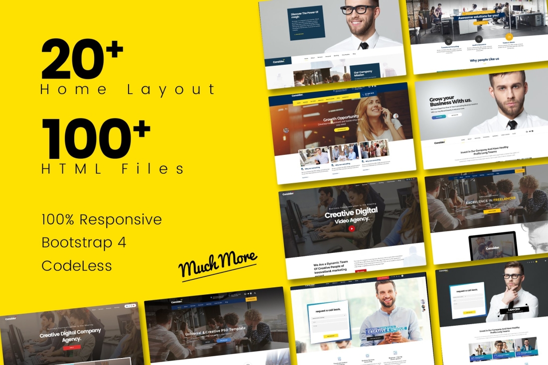 Consider - Multi-Purpose Responsive HTML5 Template