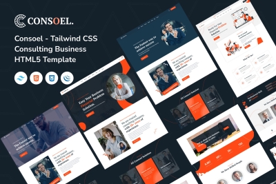 Consoel - Tailwind CSS Consulting HTML5 Template