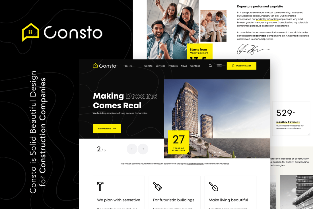 Consto | Industrial Construction Company HTML Temp