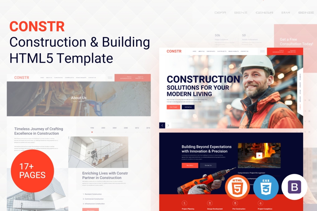 Constr - Construction & Building HTML Template