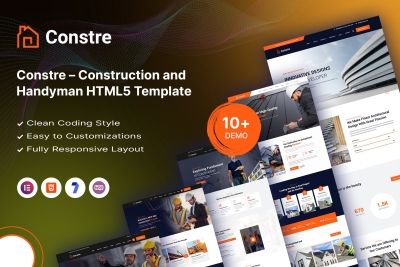 Constre – Construction and Handyman HTML5 Template